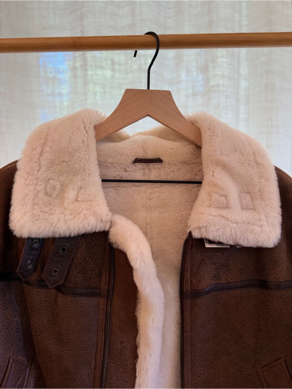 Saint + Sofia Amelia Aviator Jacket